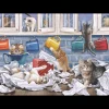 House of Puzzles HOP - Kitty Litter - BIG 250 Piece Jigsaw Puzzle Fashion