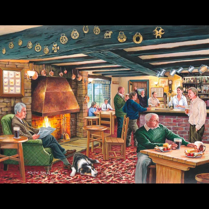House of Puzzles HOP - Mine's A Pint - 500 Piece Jigsaw Puzzle Online