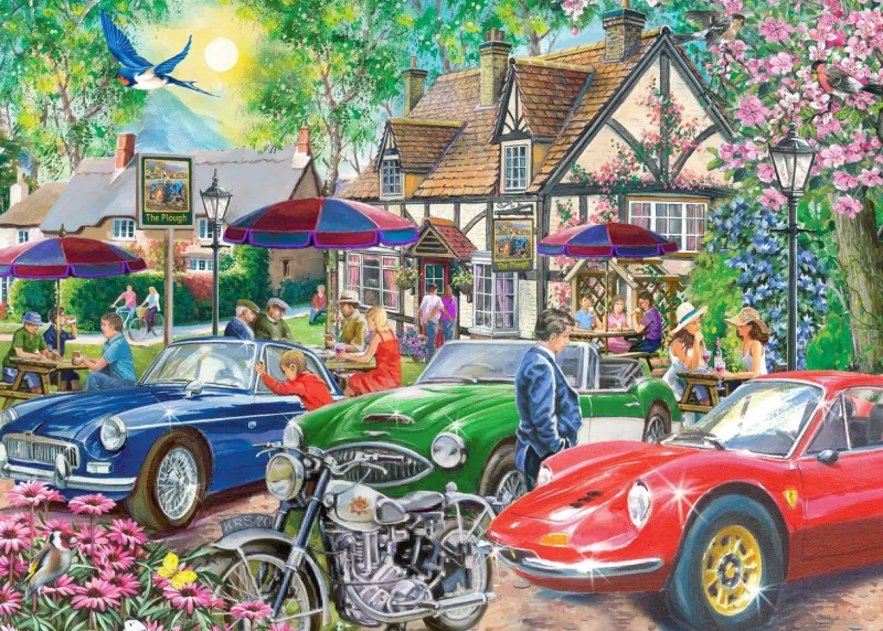 House of Puzzles HOP - Nice Day For A Drive - 4 x 500 Piece Fashion