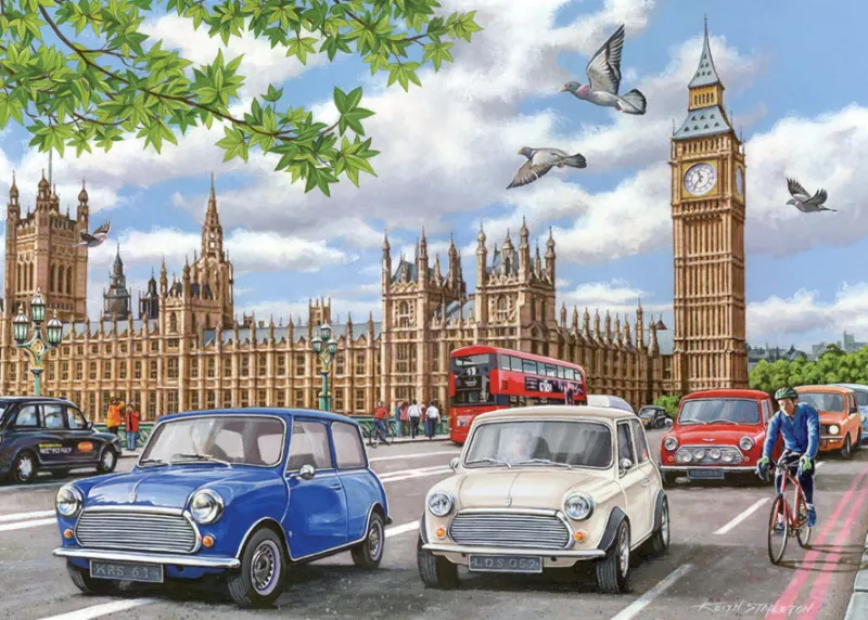 House of Puzzles HOP - Nice Day For A Drive - 4 x 500 Piece Fashion