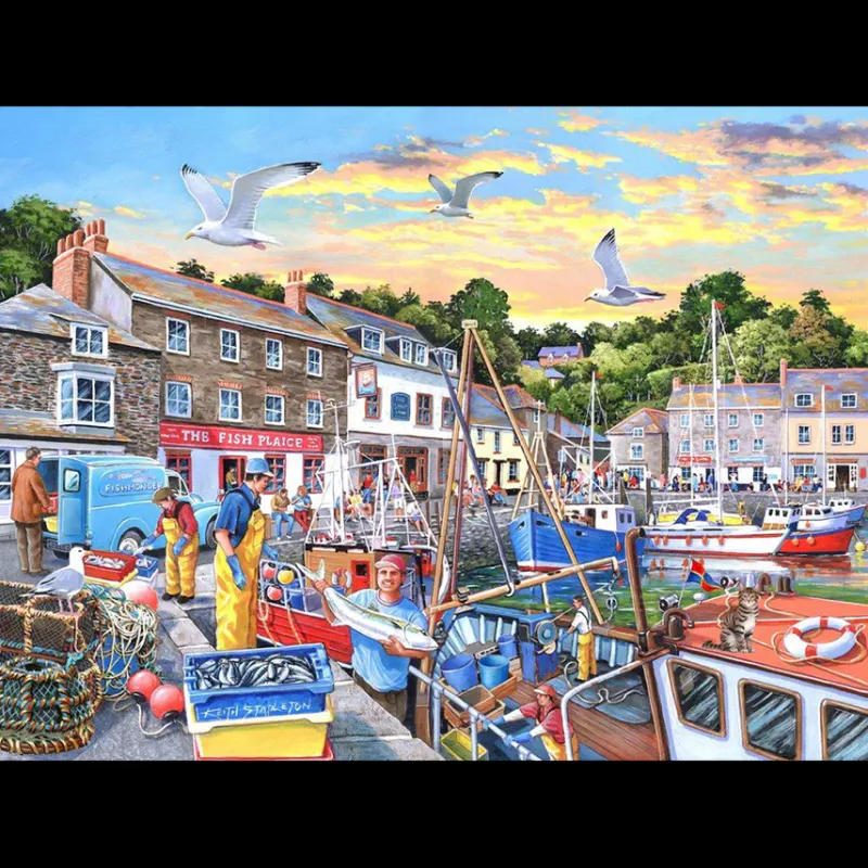 House of Puzzles HOP - No. 26 - Catch of the Day - 1000 Piece Jigsaw Puzzle Outlet
