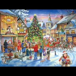 House of Puzzles HOP - No.6 - Christmas Shopping - 500 Piece Jigsaw Puzzle Online