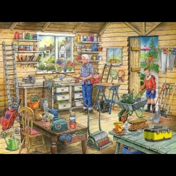 House of Puzzles HOP - No.14 - Fred's Shed - 1000 Piece Jigsaw Puzzle Sale