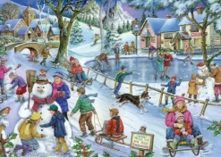 House of Puzzles HOP - No.9 - Frosty & Friends - 1000 Piece Puzzle Clearance