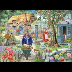 House of Puzzles HOP - No.1 - In The Garden - 1000 Piece Jigsaw Puzzle Outlet