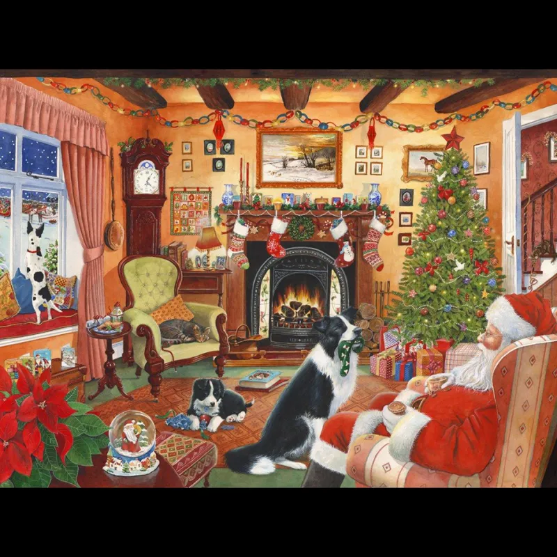 House of Puzzles HOP - No.7 - Me Too Santa - 500 Piece Jigsaw Puzzle Outlet