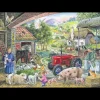House of Puzzles HOP - No.2 - On The Farm - 1000 Piece Jigsaw Puzzle Clearance