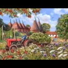 House of Puzzles HOP - Oast Houses - BIG 500 Piece Jigsaw Puzzle Hot