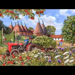 House of Puzzles HOP - Oast Houses - BIG 500 Piece Jigsaw Puzzle Hot
