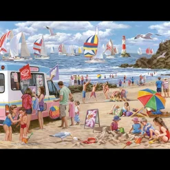 House of Puzzles HOP - Regatta Day - BIG 500 Piece Jigsaw Puzzle New