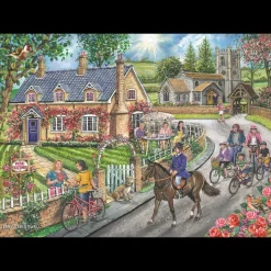 House of Puzzles HOP - Rose Cottage - 1000 Piece Jigsaw Puzzle Fashion