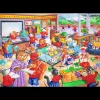 House of Puzzles HOP - School Days - 80 Piece Jigsaw Puzzle Fashion
