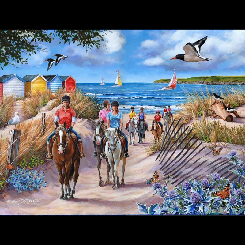 House of Puzzles HOP - Sea Horses - BIG 500 Piece Jigsaw Puzzle Discount