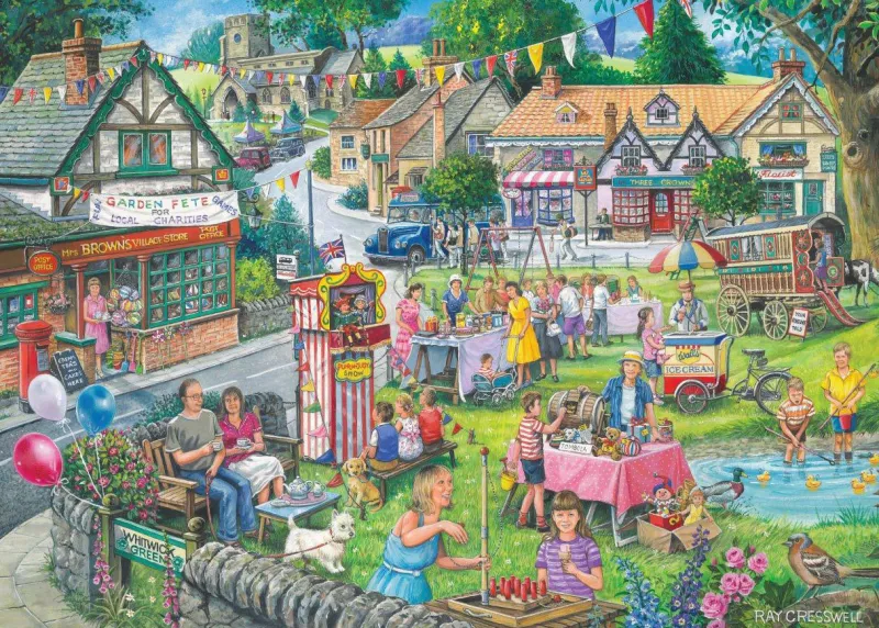 House of Puzzles HOP - Seasons On The Green - 4 x 500 Piece Best
