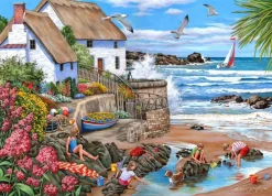 House of Puzzles HOP - Seaspray Cottages - BIG 500 Piece Discount