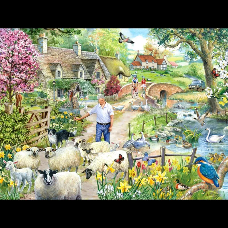 House of Puzzles HOP - Shepherd's Lane - 1000 Piece Jigsaw Puzzle Hot