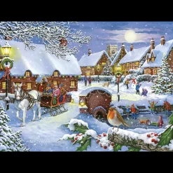 House of Puzzles HOP - Sleigh Ride - 1000 Piece Jigsaw Puzzle Outlet