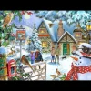 House of Puzzles HOP - Snowman's View - 1000 Piece Jigsaw Puzzle Outlet