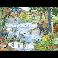 House of Puzzles HOP - Sparkling Waters - BIG 250 Piece Jigsaw Puzzle Clearance