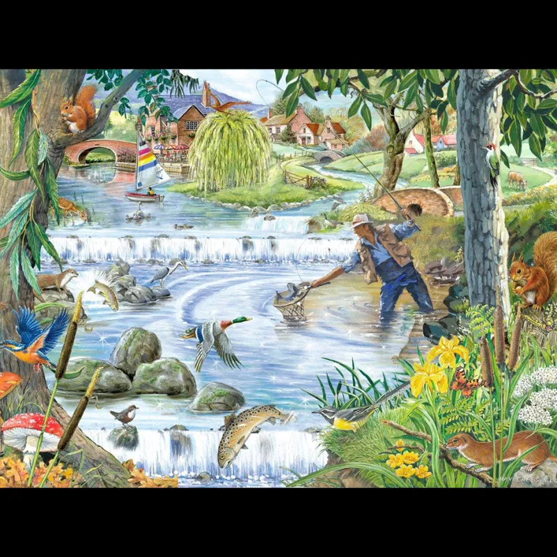 House of Puzzles HOP - Sparkling Waters - BIG 250 Piece Jigsaw Puzzle Clearance