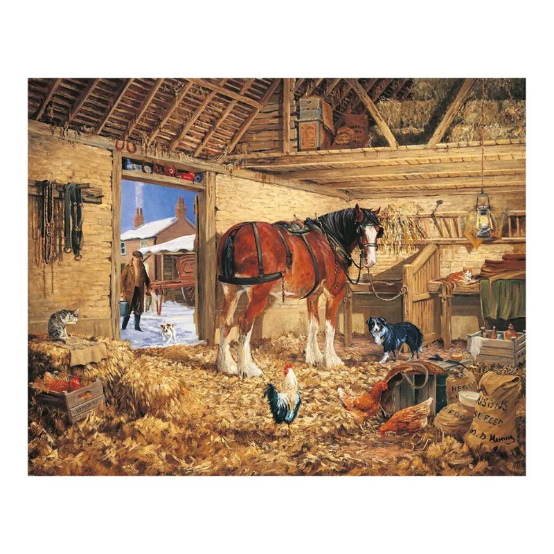 House of Puzzles HOP - Stable Mates - 500 Piece Jigsaw Puzzle Best