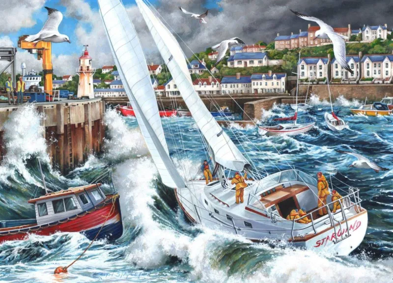 House of Puzzles HOP - Storm Chased - 500 Piece Fashion