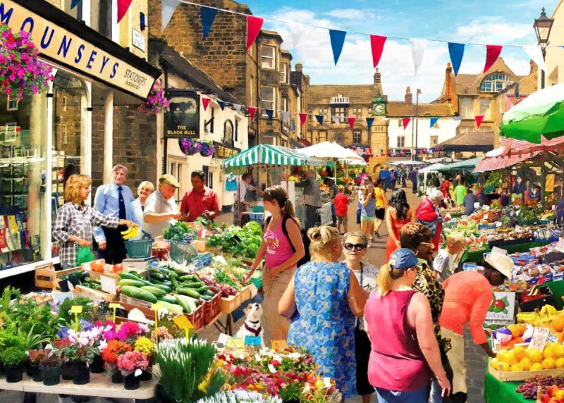 House of Puzzles HOP - Street Market - 500 Piece ** Pre-Order ** Discount