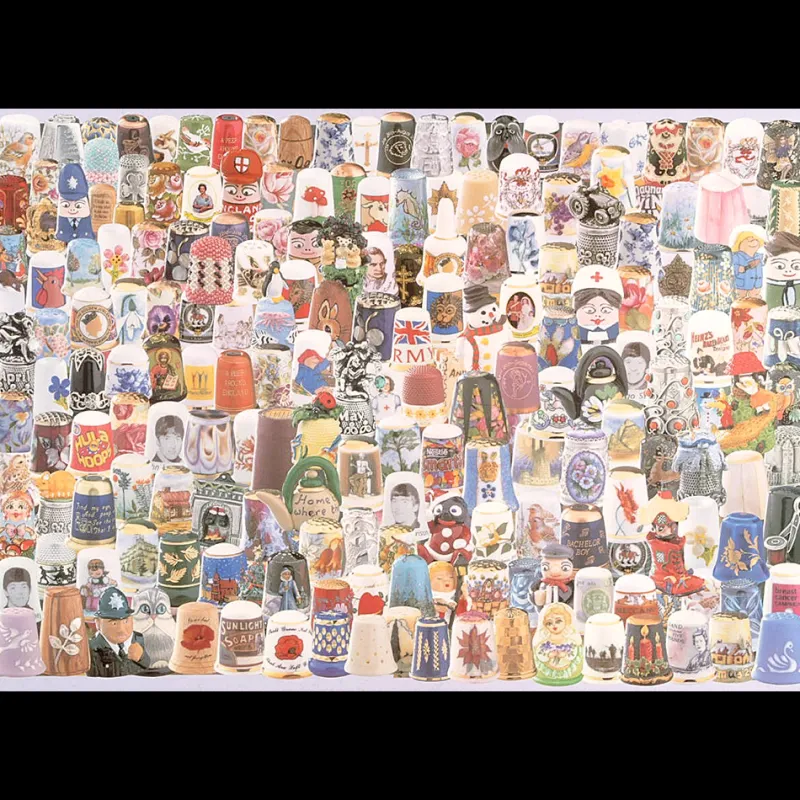 House of Puzzles HOP - Thimbles - 1000 Piece Jigsaw Puzzle Discount