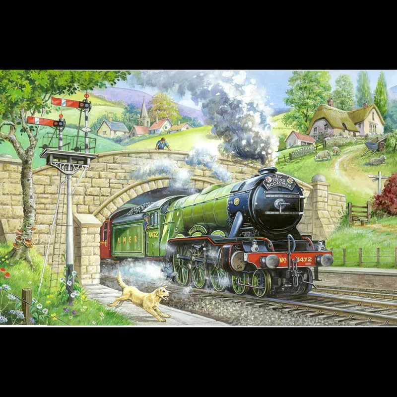 House of Puzzles HOP - Train Spotting - BIG 250 Piece Jigsaw Puzzle Discount