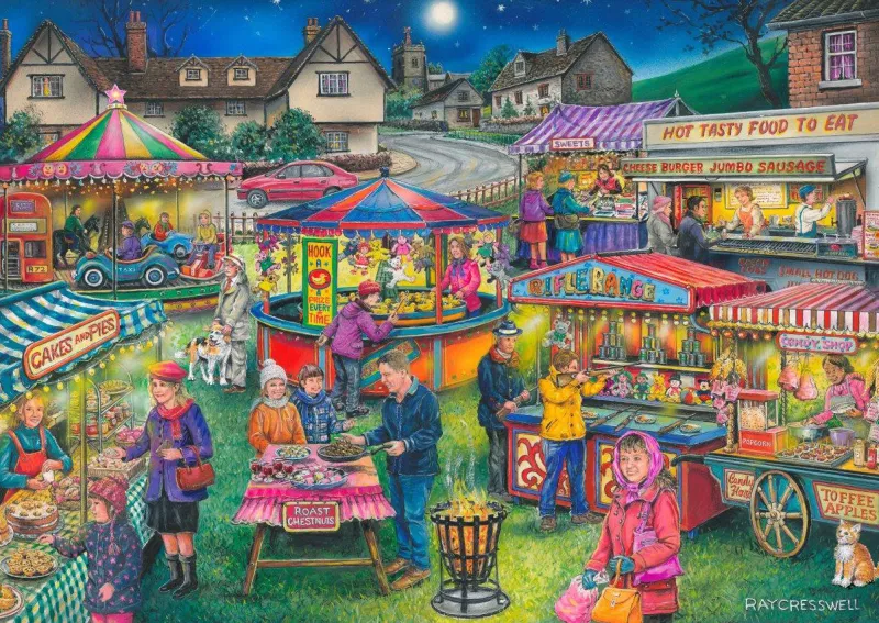 House of Puzzles HOP - Village Fayre - BIG 500 Piece Hot