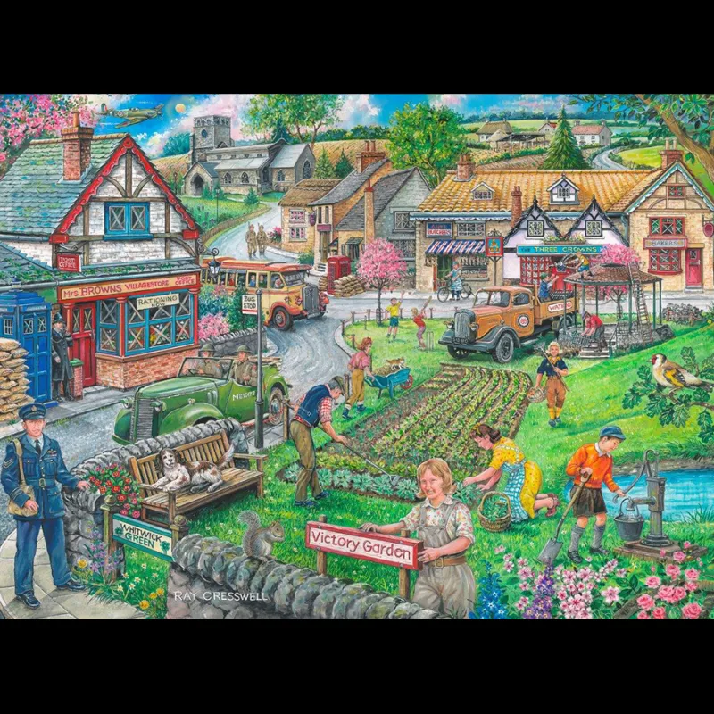 House of Puzzles HOP - Wartime Green - 1000 Piece Jigsaw Puzzle Sale