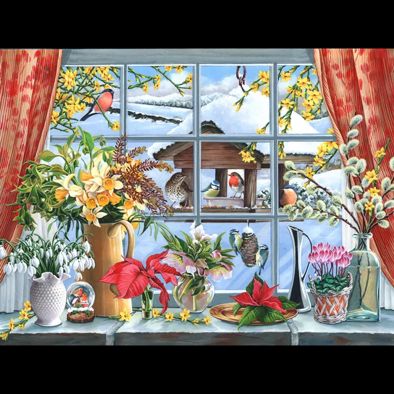 House of Puzzles HOP - Watch The Birdies - 500 Piece Jigsaw Puzzle Sale