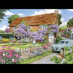 House of Puzzles HOP - Wisteria Cottage - BIG 250 Piece Jigsaw Puzzle New
