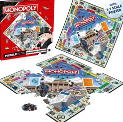 Winning Moves Huddersfield Monopoly - 1000 Piece Jigsaw Puzzle New