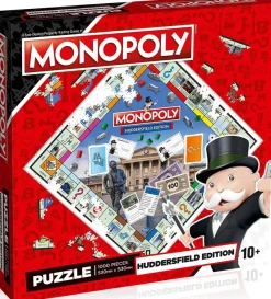 Winning Moves Huddersfield Monopoly - 1000 Piece Jigsaw Puzzle New