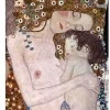 Impronte Edizioni 063 Gustav Klimt - The Three Ages of Woman - 1000 Piece Jigsaw Puzzle Online