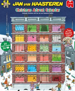 Falcon de luxe Jan Van Haasteren - Advent Calendar - 24 x 54 Piece Jigsaw Puzzles New