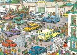 Falcon de luxe Jan Van Haasteren - Jumbo Goes Shopping - 1000 Piece Jigsaw Puzzle Fashion