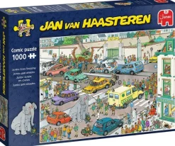 Falcon de luxe Jan Van Haasteren - Jumbo Goes Shopping - 1000 Piece Jigsaw Puzzle Fashion