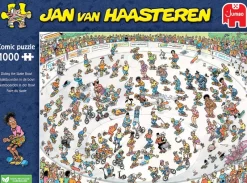 Falcon de luxe Jan Van Haasteren - Riding the Skate Bowl - 1000 Piece Jigsaw Puzzle Clearance
