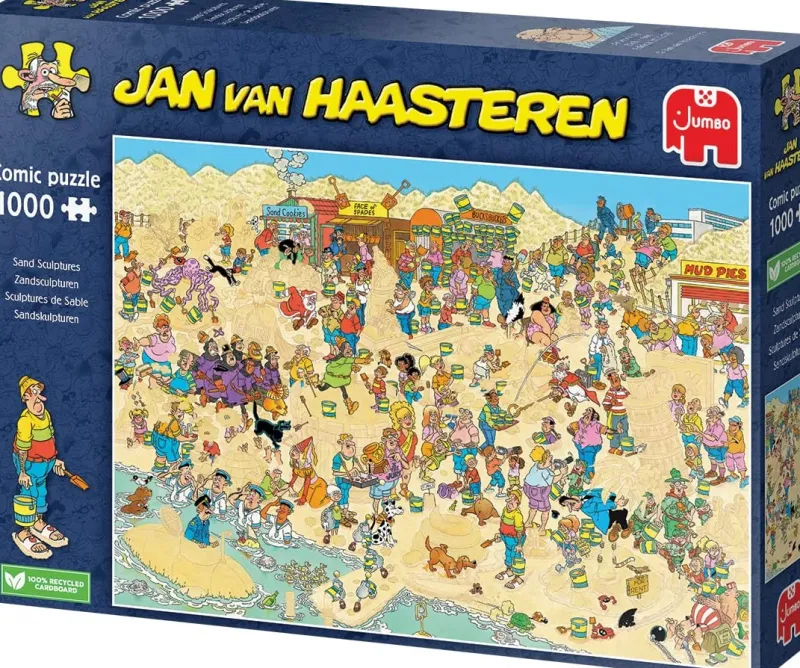Falcon de luxe Jan Van Haasteren - Sand Sculptures - 1000 Piece Jigsaw Puzzle Best