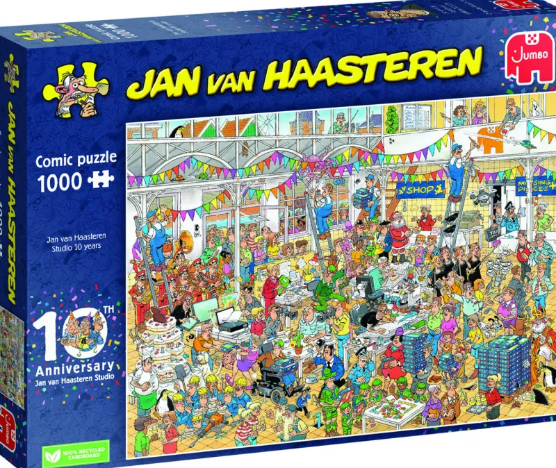 Falcon de luxe Jan Van Haasteren - 10th Anniversary - 1000 Piece Jigsaw Puzzle Sale
