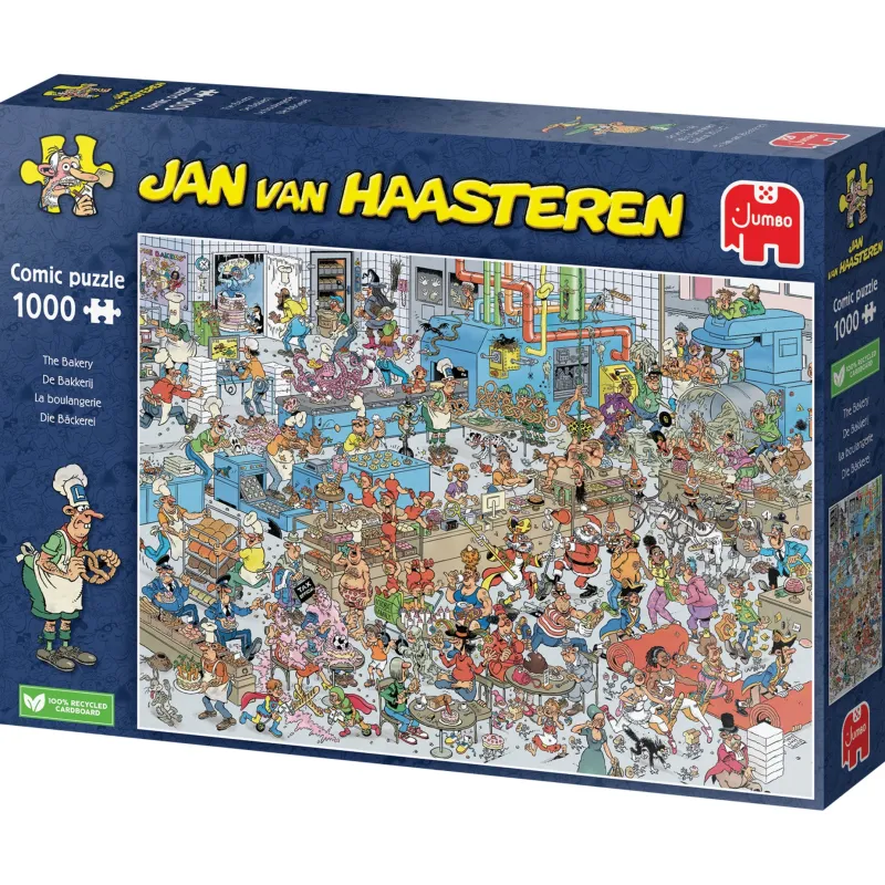 Falcon de luxe Jan Van Haasteren - The Bakery - 1000 Piece Jigsaw Puzzle Outlet