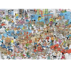Falcon de luxe Jan Van Haasteren - The Bakery - 1000 Piece Jigsaw Puzzle Outlet