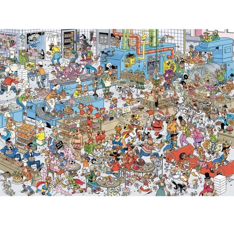 Falcon de luxe Jan Van Haasteren - The Bakery - 1000 Piece Jigsaw Puzzle Outlet