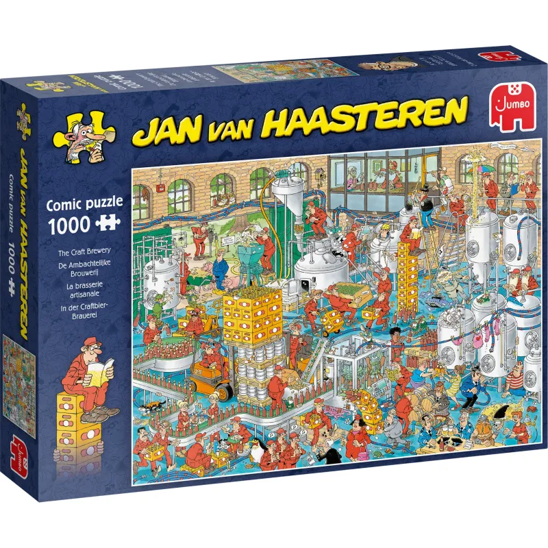 Falcon de luxe Jan Van Haasteren - The Craft Brewery - 1000 Piece Jigsaw Puzzle Best