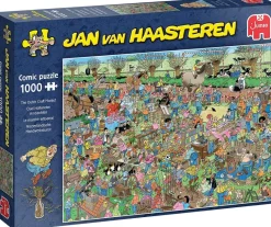 Falcon de luxe Jan Van Haasteren - The Dutch Craft Market - 1000 Piece Jigsaw Puzzle Outlet
