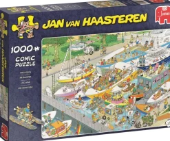 Falcon de luxe Jan Van Haasteren - The Locks - 1000 Piece Jigsaw Puzzle Fashion