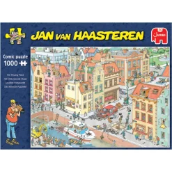 Falcon de luxe Jan Van Haasteren - The Missing Piece - 1000 Piece Jigsaw Puzzle Best