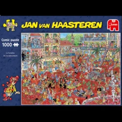 Falcon de luxe Jan Van Haasteren- The Tomato Battle - 1000 Piece Jigsaw Puzzle Outlet
